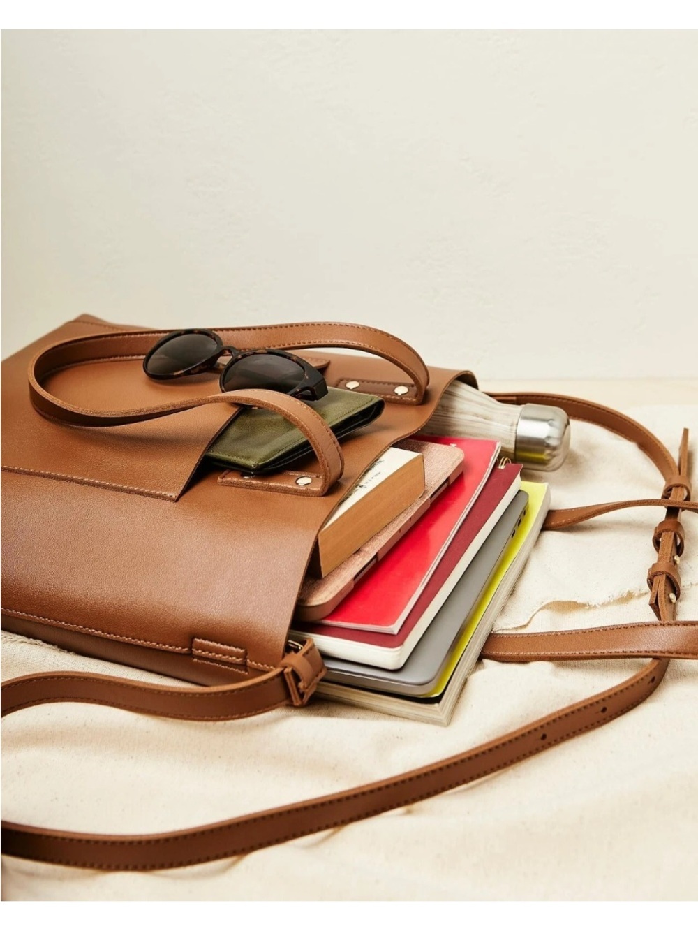 Henny + Lev Danielle Everyday Vegan Leather Tote Bag - Picture 3 of 15